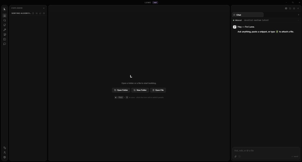 Lume first-run workspace